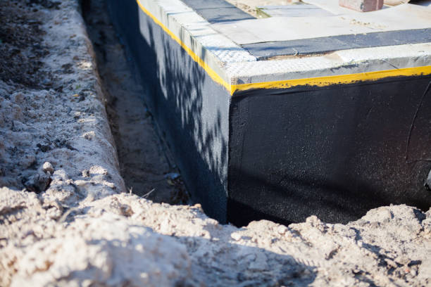 Professional Waterproofing technician working in Cresskill, NJ
